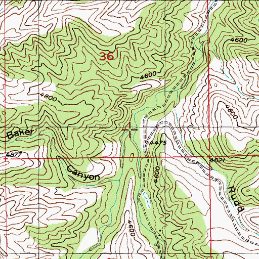 Topographic Map of West Fork Upper Deer Creek, MT
