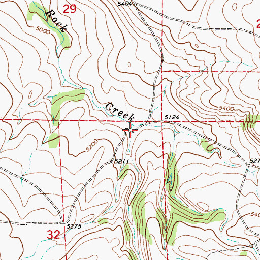 Topographic Map of West Gulch, MT