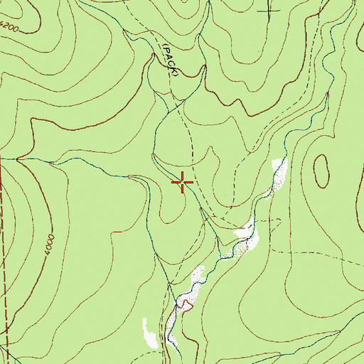 Topographic Map of West Lakes Trail, MT