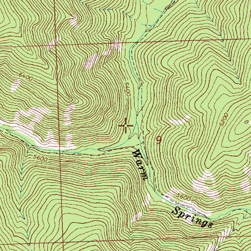 Topographic Map of Wiles Creek, MT