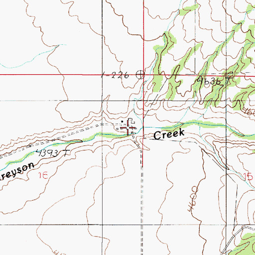 Topographic Map of Williams Ranch, MT