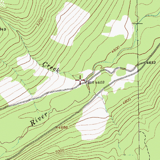 Topographic Map of Winkum Creek, MT