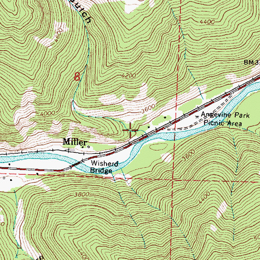 Topographic Map of Wisherd Gulch, MT