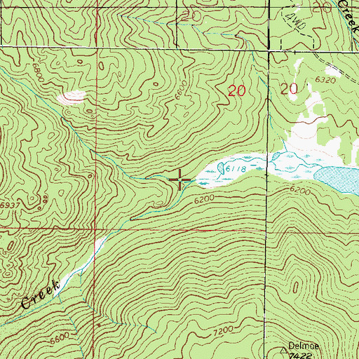Topographic Map of Wissikihon Creek, MT