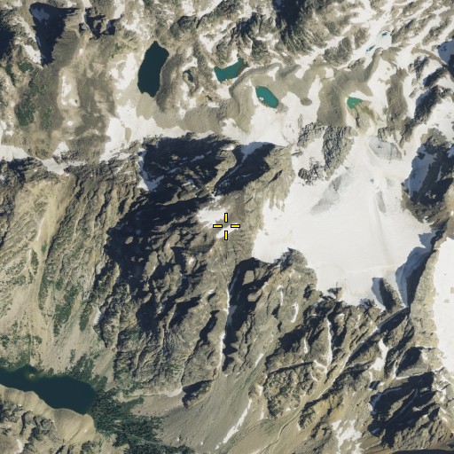 Aerial/Satellite Image of Wolf Mountain, MT