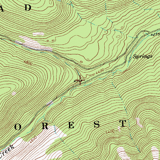 Topographic Map of Yakinikak Creek, MT