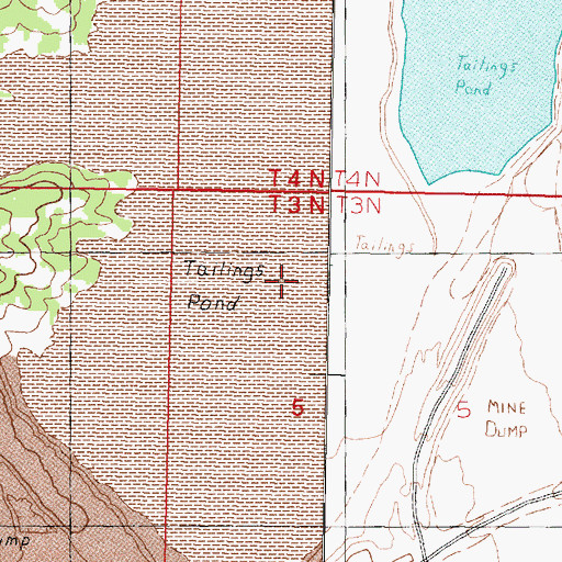 Topographic Map of Yankee Doodle Creek, MT