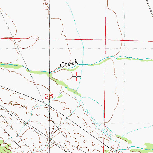 Topographic Map of Yellow Ditch, MT