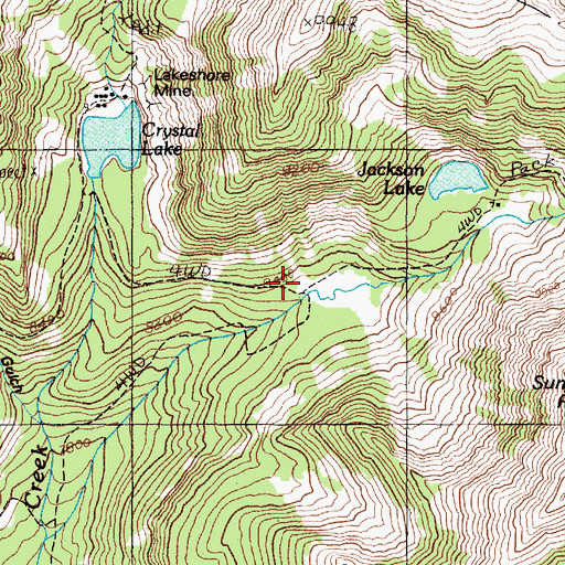 Topographic Map of Ziegler Reservoir, MT
