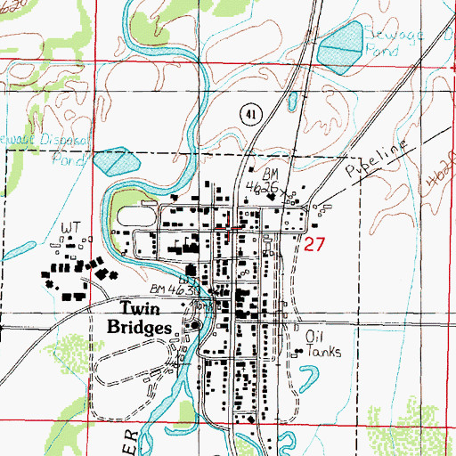 Topographic Map of Kingdom Hall of Jehova's Witnesses, MT