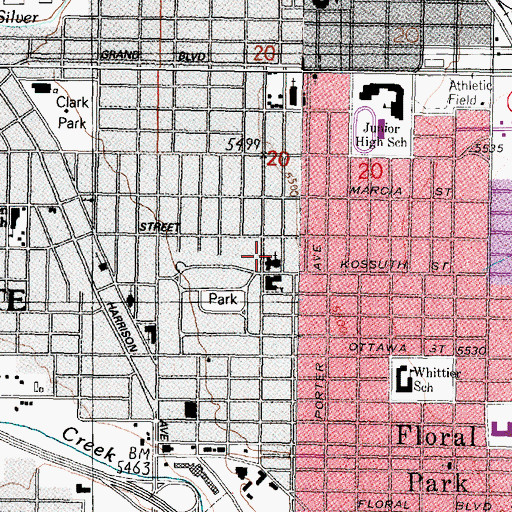 Topographic Map of Saint Ann's Catholic Church, MT
