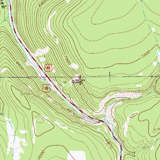 Topographic Map of Lewis and Clark National Forest, MT