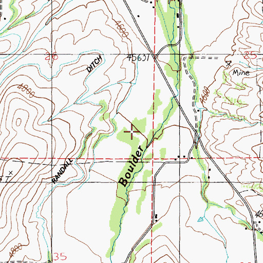 Topographic Map of Summit Valley, MT