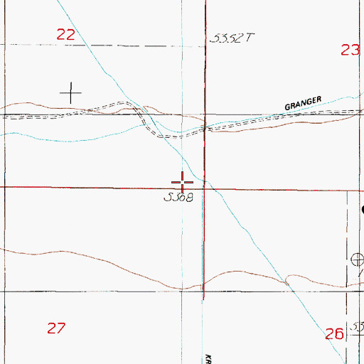 Topographic Map of Kremer Ditch, MT