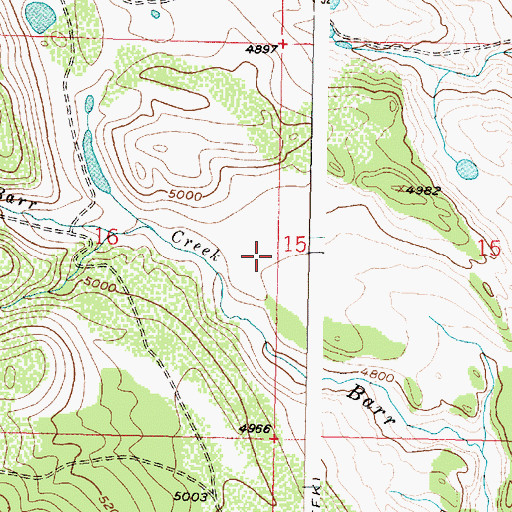 Topographic Map of Sun River Game Range, MT