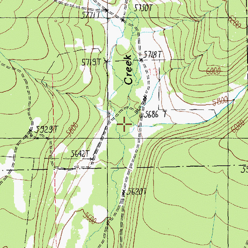 Topographic Map of Tepee Coulee, MT