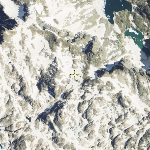 Aerial/Satellite Image of Elpestrine Lake, MT