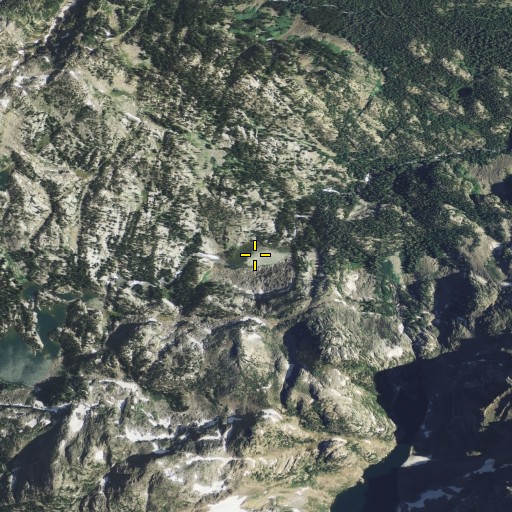 Aerial/Satellite Image of Duggan Lake, MT