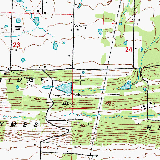 Topographic Map of John Thompson Lake, AR