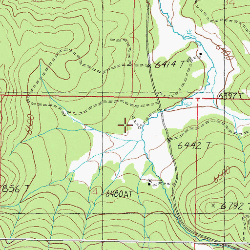 Topographic Map of Tamieti Place, MT