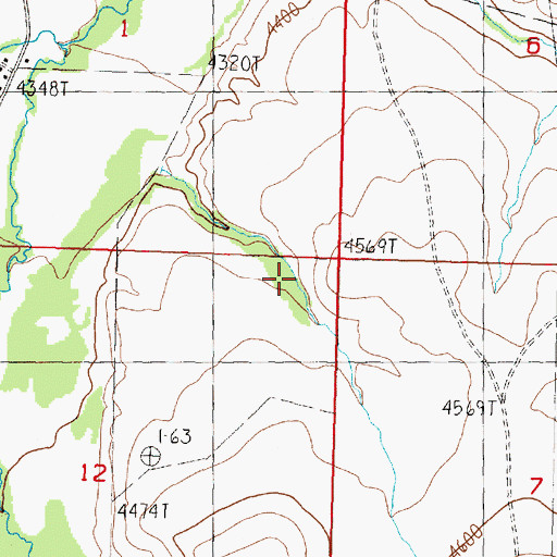 Topographic Map of Placer Mine, MT