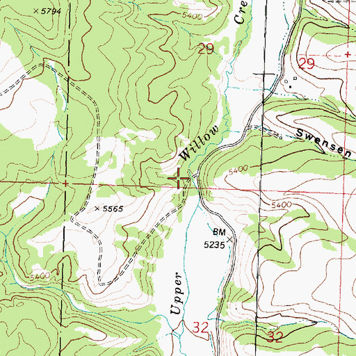 Topographic Map of Deadwood Gulch, MT