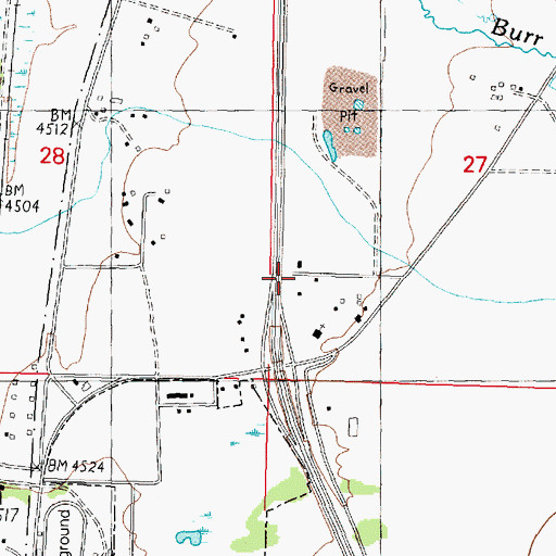 Topographic Map of Deerlodge Ranger Station, MT