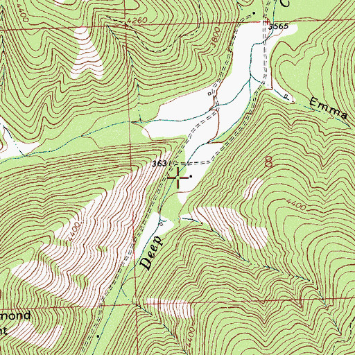 Topographic Map of Gilman, MT