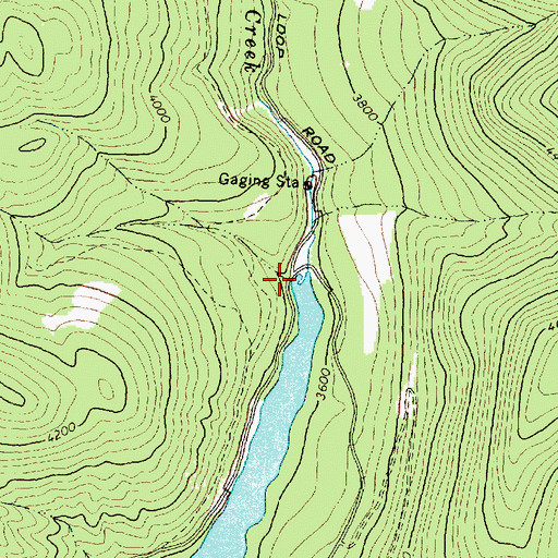 Topographic Map of Emery Creek Boat Landing, MT