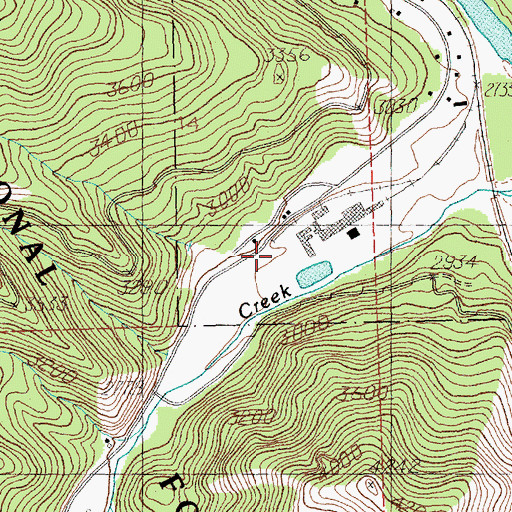 Topographic Map of Diamond Match Company, MT