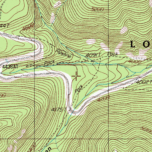 Topographic Map of Halfway House Historical SIte, MT