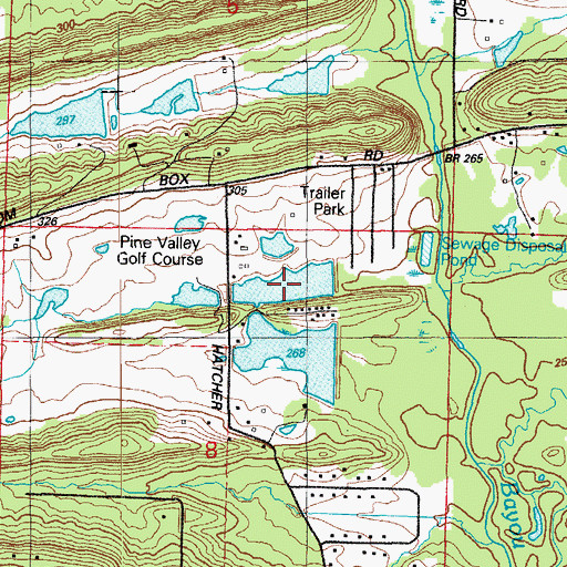 Topographic Map of Hatcher Lake Number One, AR