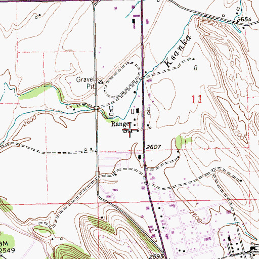 Topographic Map of Eureka Ranger Station, MT