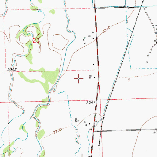 Topographic Map of Etna School (historical), MT
