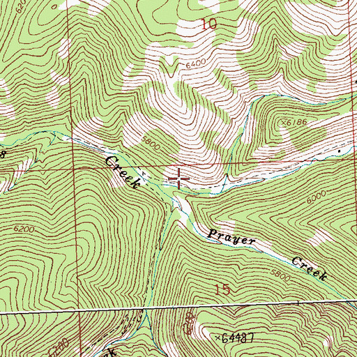 Topographic Map of Three Forks, MT