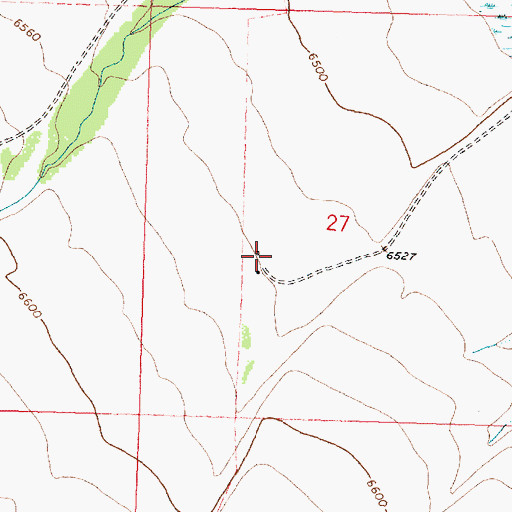 Topographic Map of Big Hole Ranch, MT