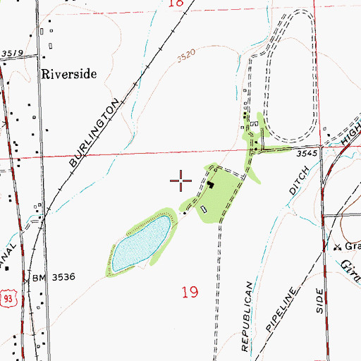 Topographic Map of Daly, MT