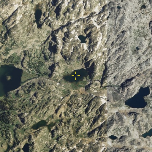 Aerial/Satellite Image of Rachel Lake, MT