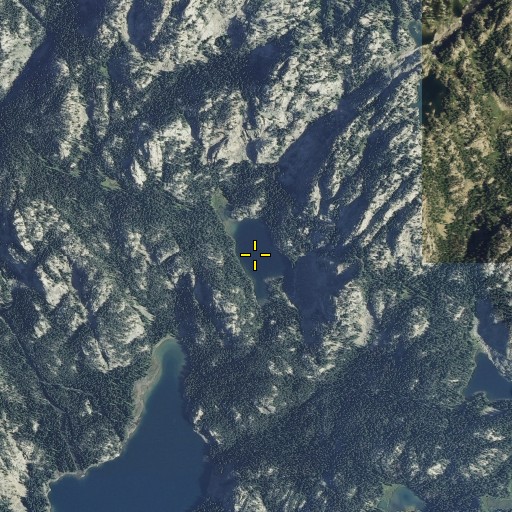 Aerial/Satellite Image of Burnt Bacon Lake, MT