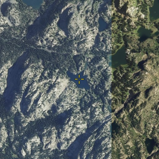 Aerial/Satellite Image of Whitcomb Lake, MT
