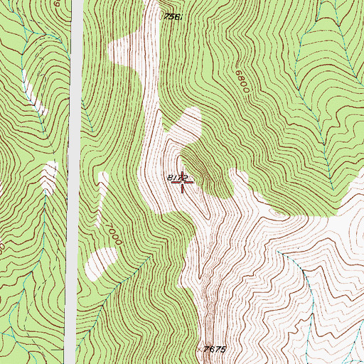 Topographic Map of Grass Hill, MT