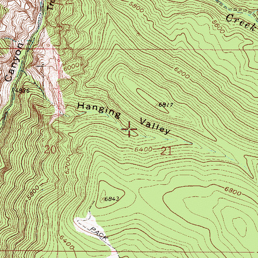 Topographic Map of Vista, MT