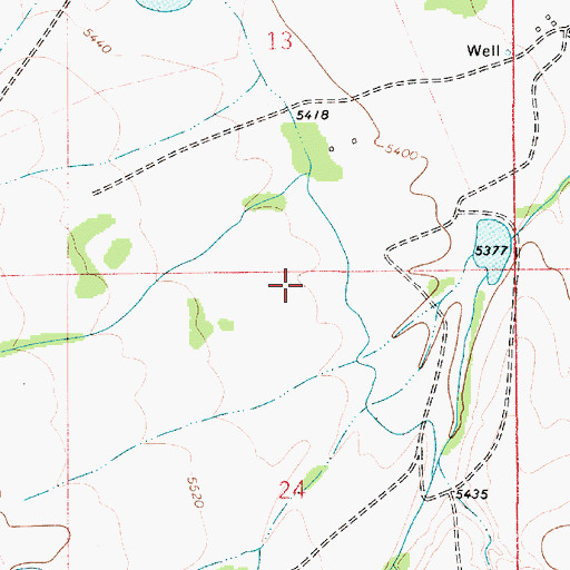Topographic Map of Manger, MT