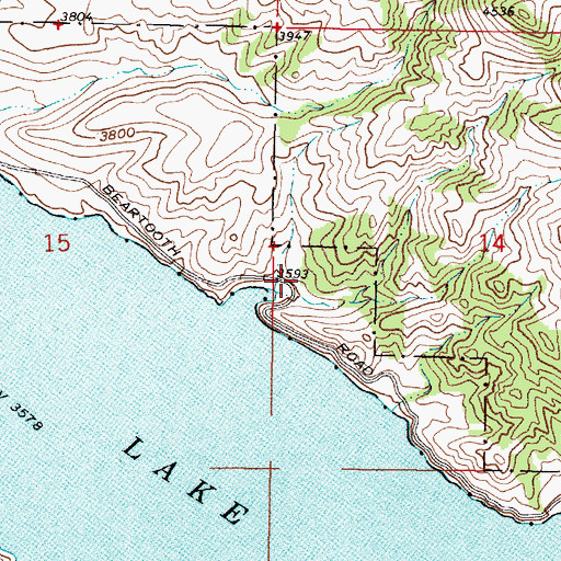 Topographic Map of Juniper Campground, MT