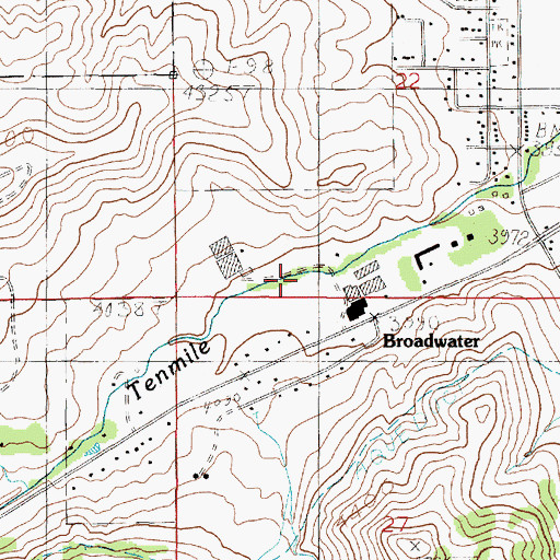 Topographic Map of Montana State Nursery, MT