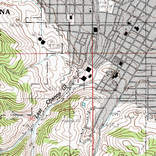 Topographic Map of Helena Ranger Station, MT