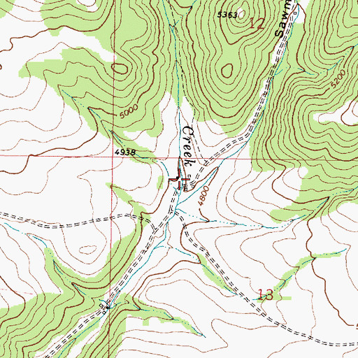 Topographic Map of Strom, MT