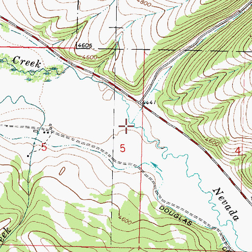 Topographic Map of Rossin Gulch, MT