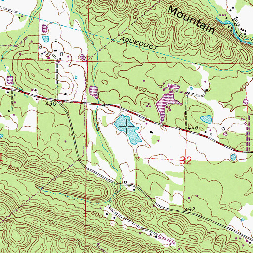 Topographic Map of Grays Lake, AR