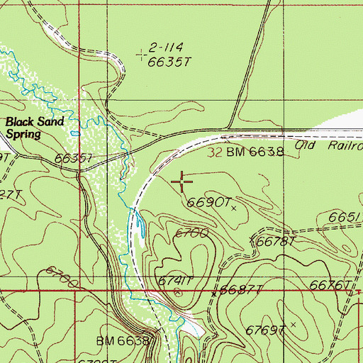 Topographic Map of Railroad Summer Home Area, MT